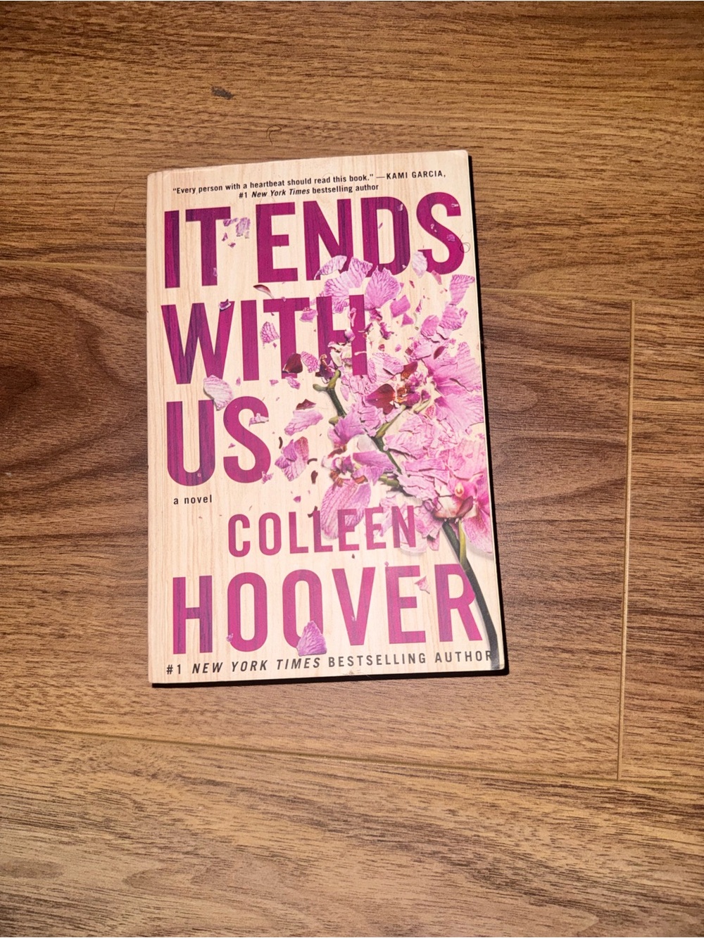 It Ends With Us Paperback Book - Pink